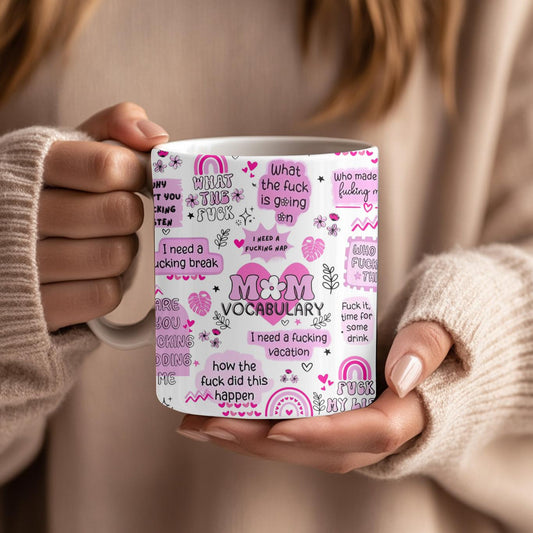 Mom Life Sayings Mug 💗