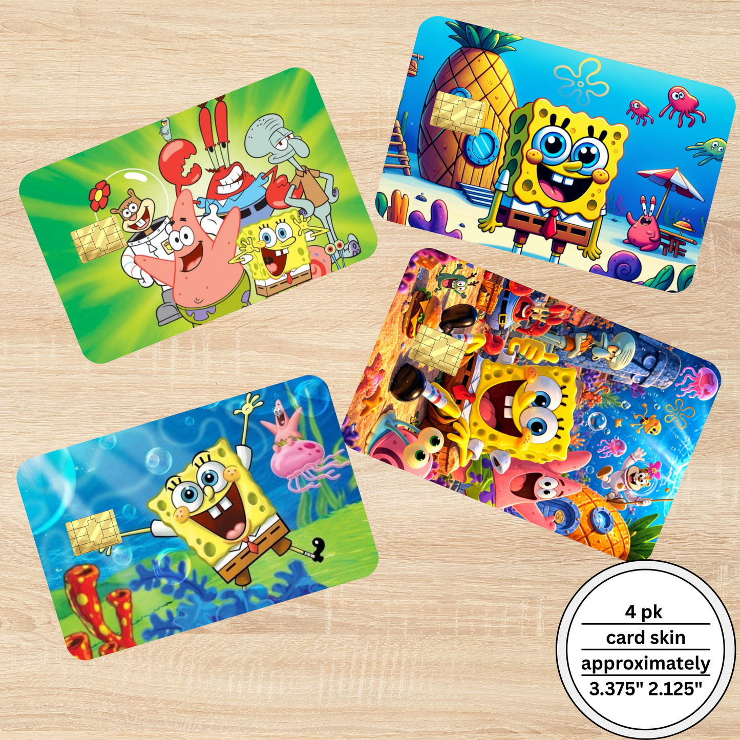 Underwater Cartoon Card Skins 🌊