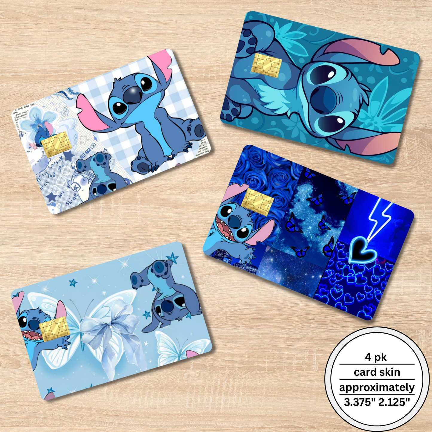 Blue Alien Card Skins 💙