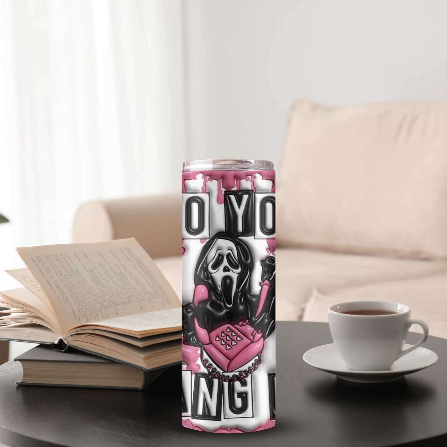 Hang Up Horror Tumbler 💕🔪