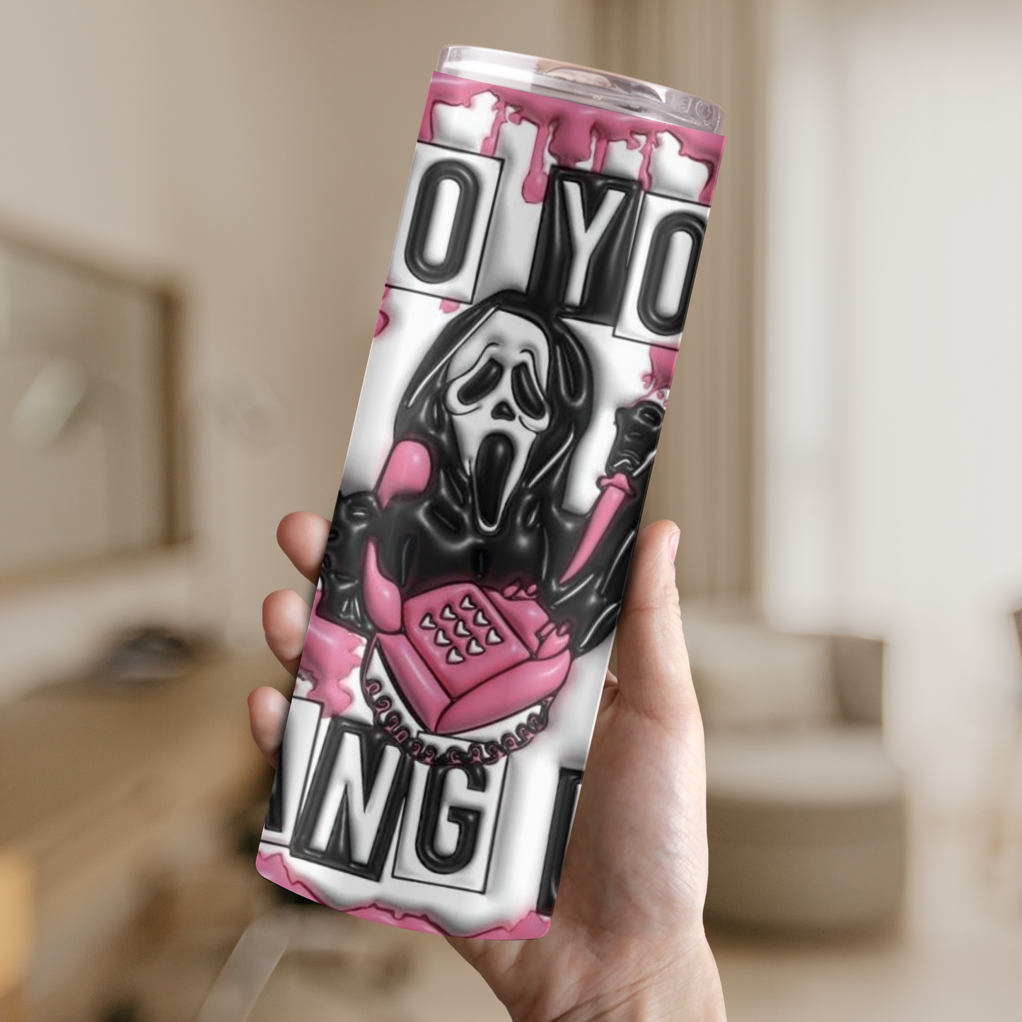Hang Up Horror Tumbler 💕🔪