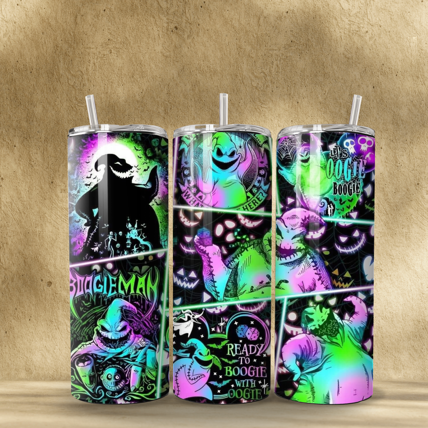 Boogie Oogie Tumbler 💀💚