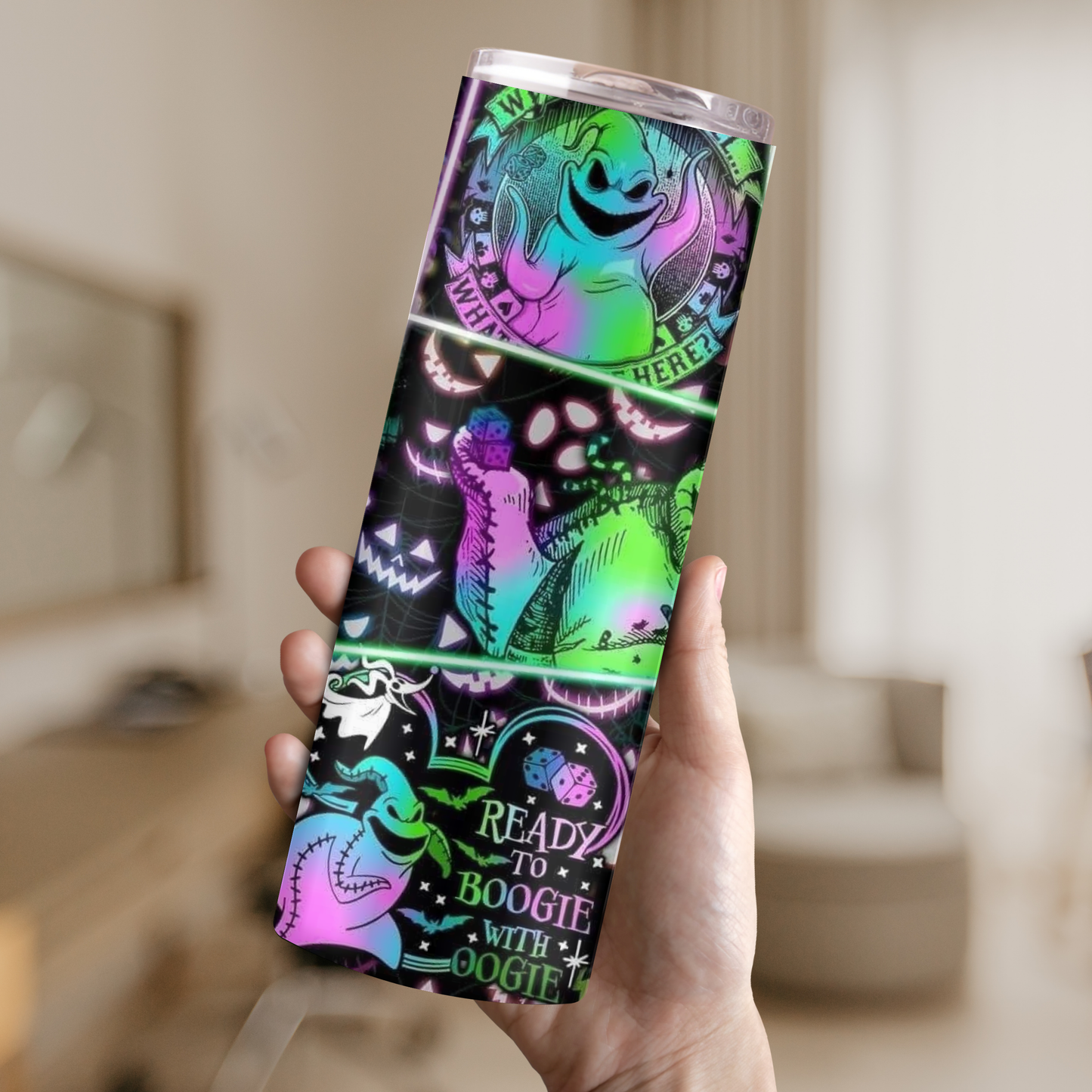 Boogie Oogie Tumbler 💀💚
