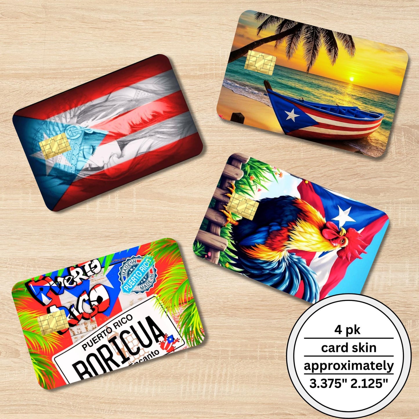 Boricua Pride Card Skins 🇵🇷